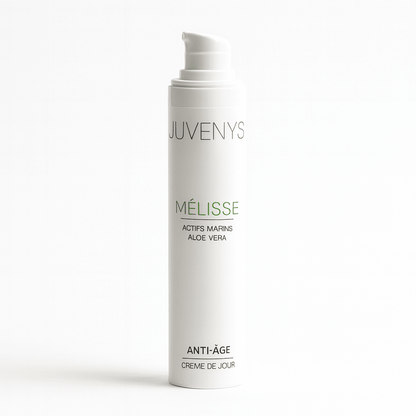Tube crème de jour anti-âge aloe vera et actifs marins innovants Juvenys